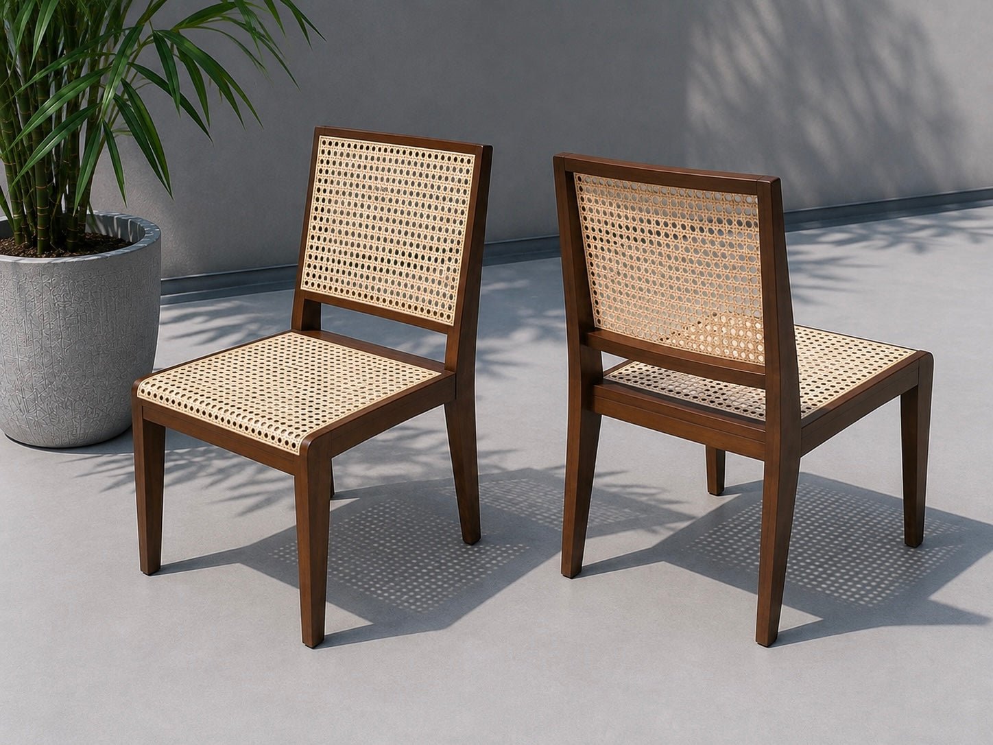 Cane Wood Chair