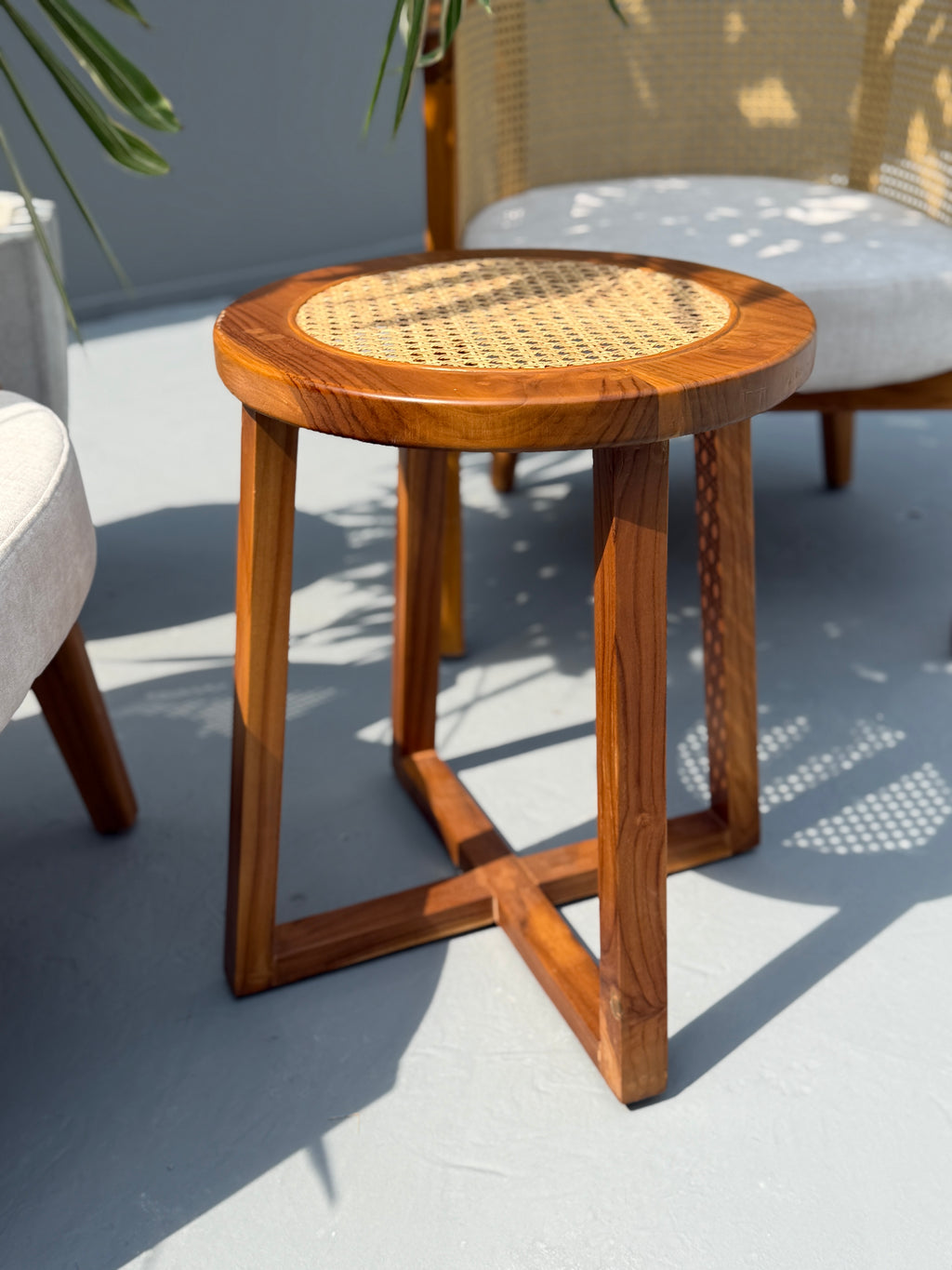 Cane Wood Vera Lounge Chair