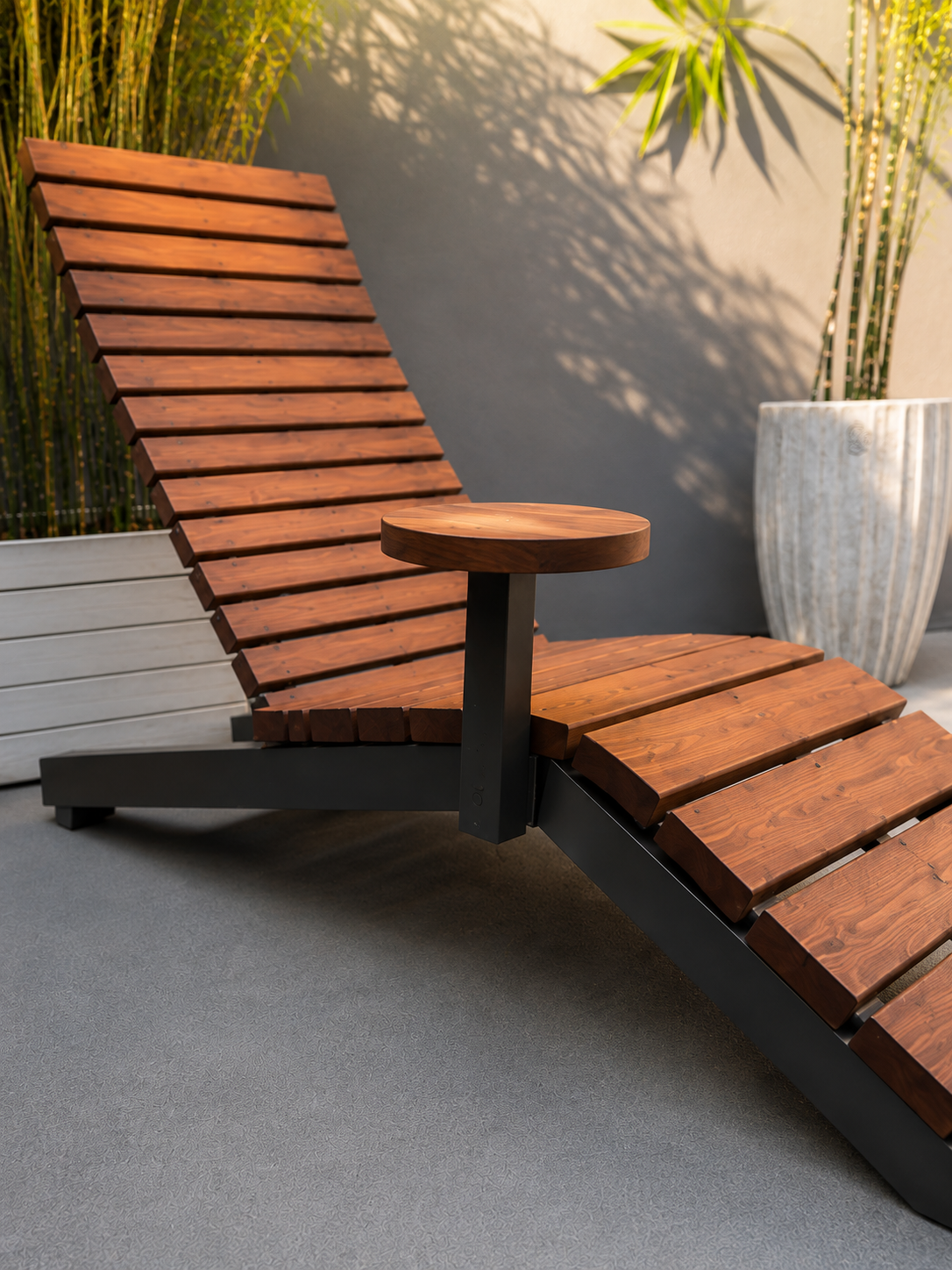 Wood Sun Lounger