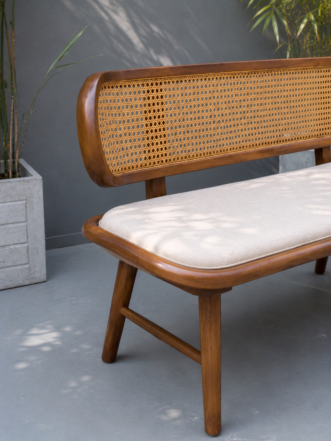 Cane Back Settee