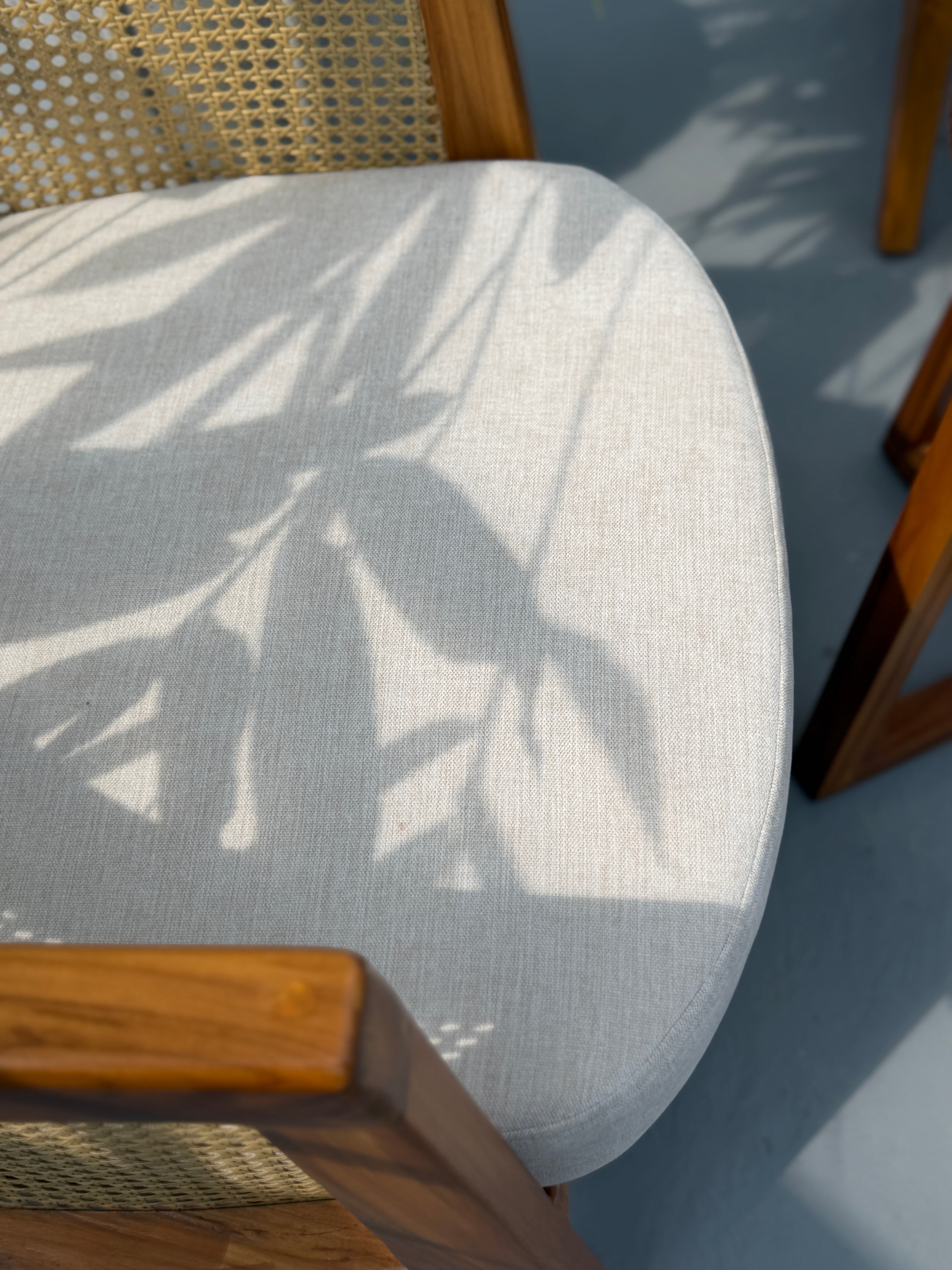 Cane Wood Vera Lounge Chair