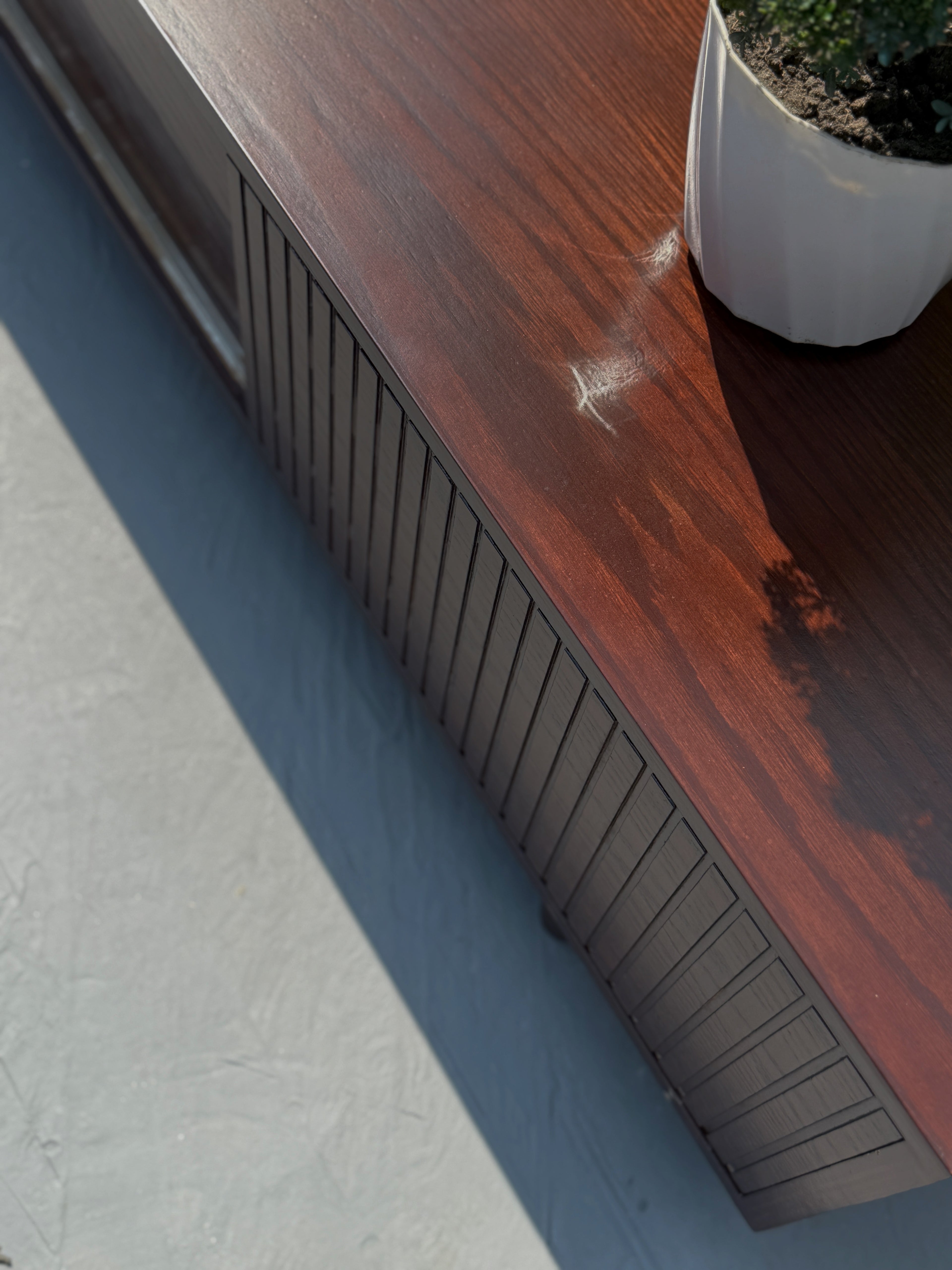 Dark Walnut Console Cabinet