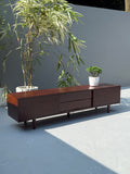Dark Walnut Console Cabinet