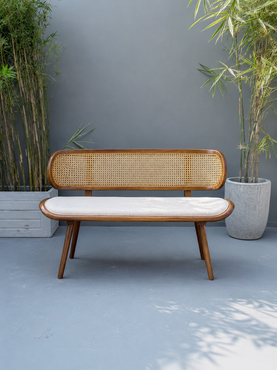 Cane Back Settee