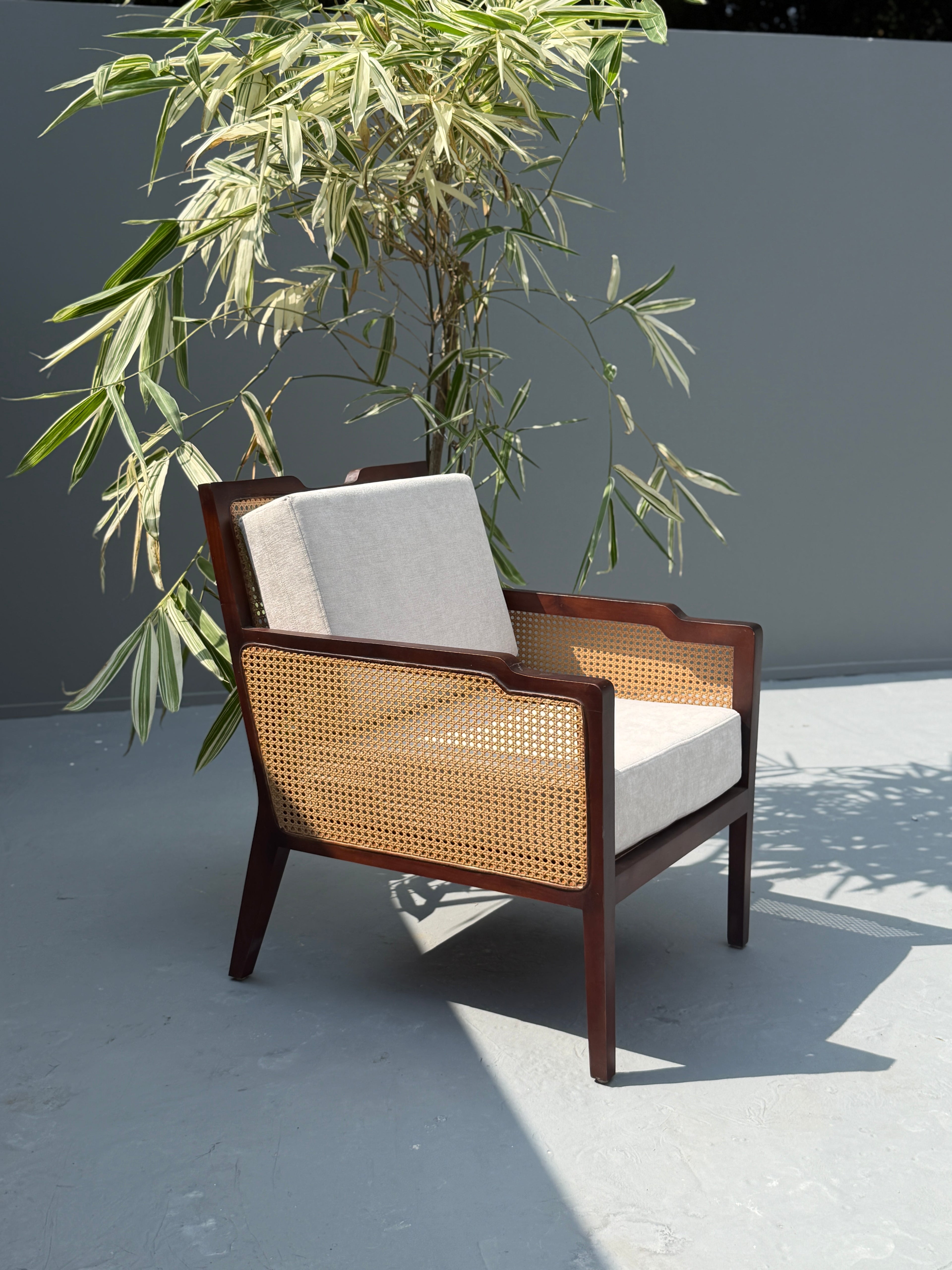 Oakaroo Walnut Cane Lounge