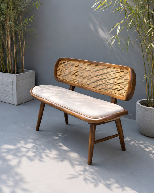 Cane Back Settee