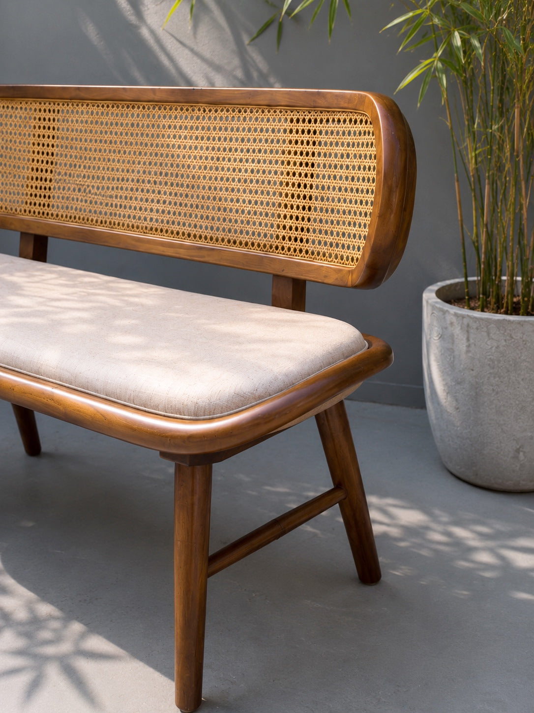Cane Back Settee
