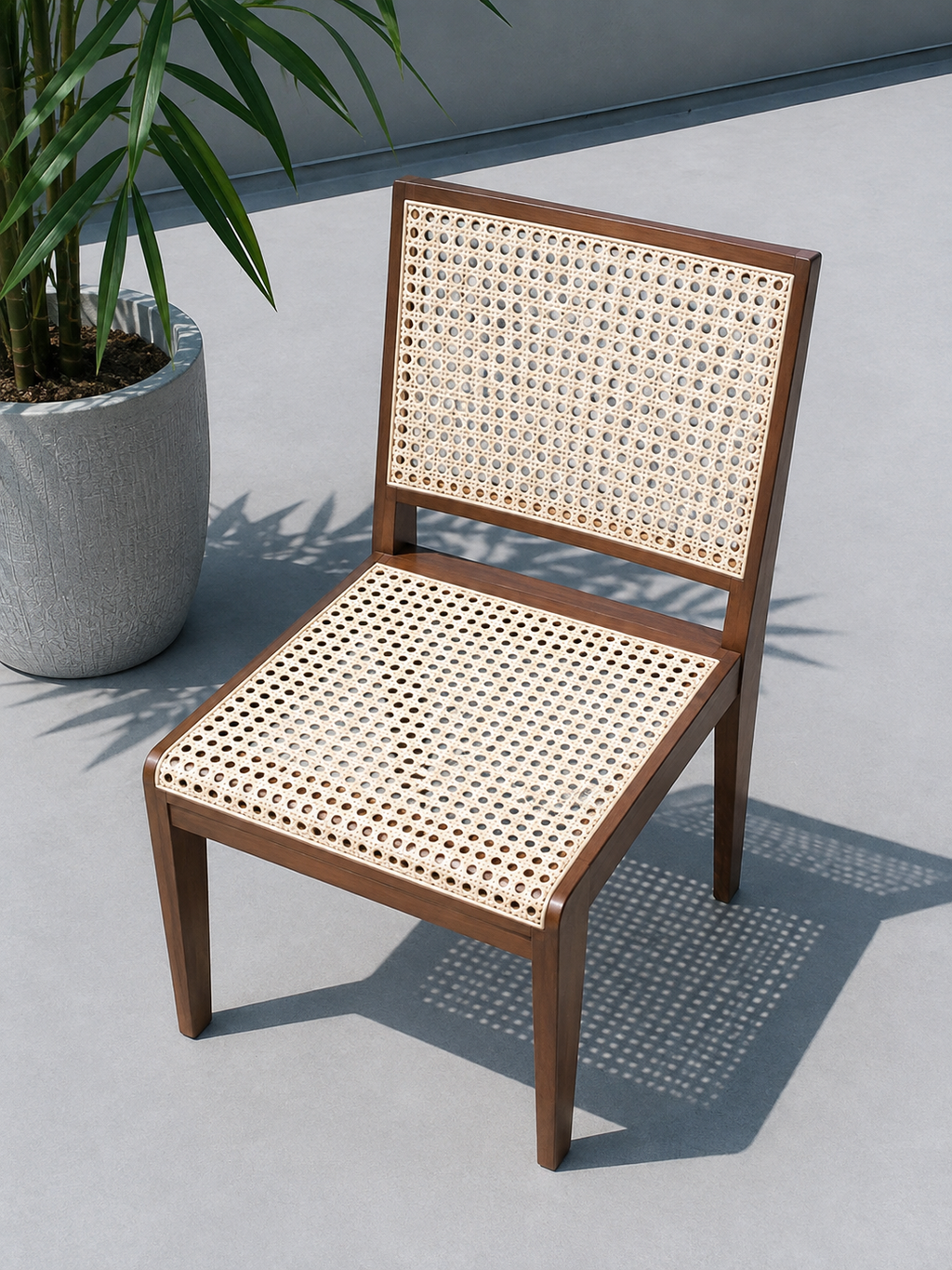 Cane Wood Chair