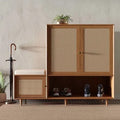 Entryway Shoe Cabinet with Seat