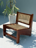 Cane Wood Kangaroo Lounge Chair